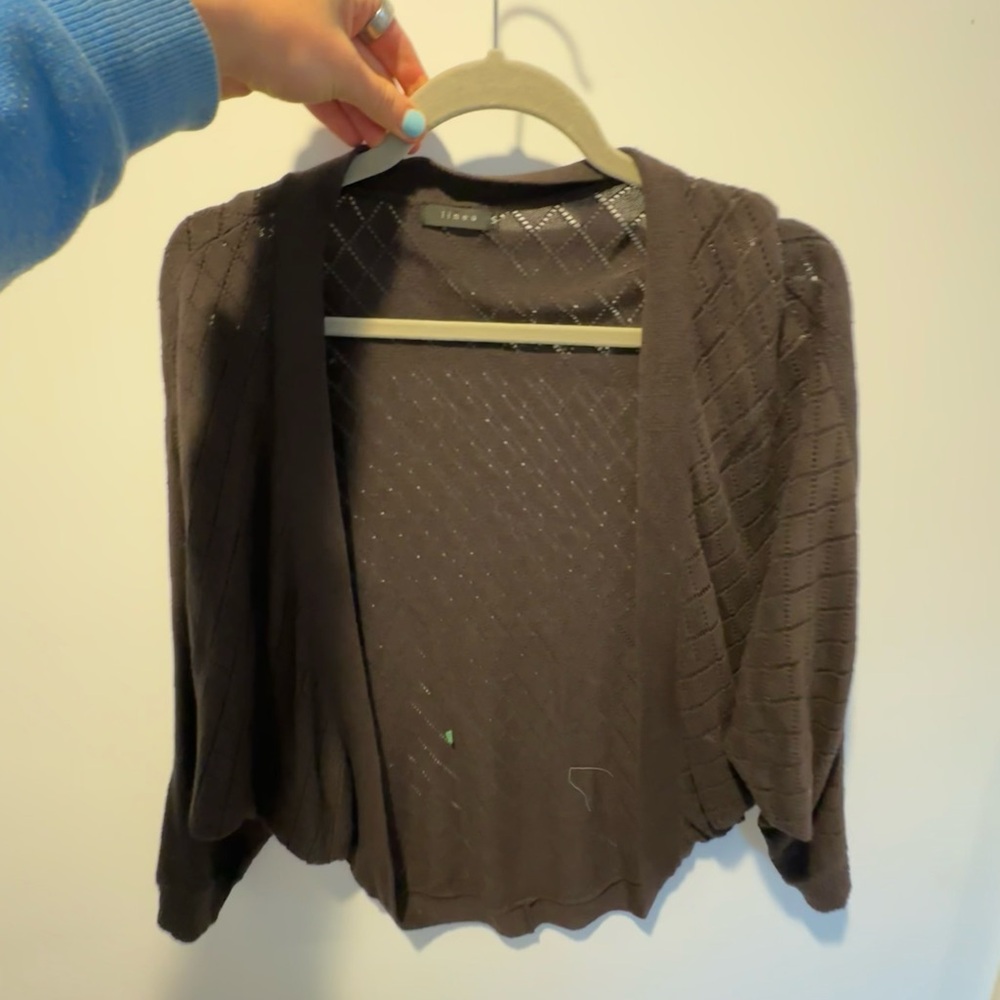 Brown Cardigan Sweater